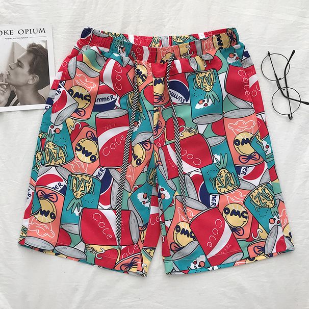 Men's Clothing Summer Street Stall Casual Pants Beach Pants Loose Couple Shorts_viptrois.com