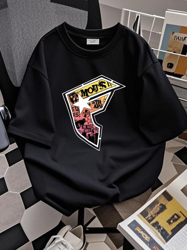 Vintage Y2K Famous Stars And Straps T Shirt Big Logo Skate Men S Large L Slightly Comfortable Fashion Graphic Stretched Soft Unisex Versatile_viptrois.com