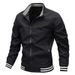Jacket Men's Spring And Autumn Sports Casual Youth Stand-up Collar Jacket Top_viptrois.com