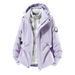 3-in-1 Unisex Waterproof Hiking Jacket With Detachable Fleece & Down Inner Layer For Outdoor Adventures - All-Season Windproof Thermal Coat_viptrois.com