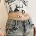 Y2K Layered Waist Chain - Adjustable Love Flower Body Jewelry For Retro Outfits_viptrois.com