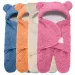 Newborn Baby Soft Cotton Velvet Sleeping Bag Warm Plush Wrap Blanket Quit 0-3 Months Sleepsack_viptrois.com