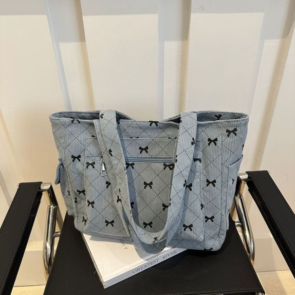 Retro Canvas Commuter Shoulder Bag For Women - Stylish Underarm Tote With Multiple Pockets_viptrois.com
