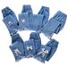 Mother&Kids Children's jeans for girls Large children wide leg pants for baby casual girls flared long pants_viptrois.com