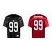 Men's Clothing New High Street Sports Men And Women Digital Letter Print Mesh Ball Clothing Loose T Shirt_viptrois.com