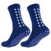 Triangle Flower Pattern Football Socks Professional Training Thickened Towel Bottom Mid Tube Dotted Non Slip Men And Women Sports Socks Yoga Socks_viptrois.com