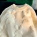 Men's Cartoon Knit Sweatshirt - Oversized Fleece Pullover, Korean Streetwear Couple Hoodie, Cozy Winter Loungewear_viptrois.com
