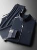 Two Piece Hoodie Set For Men With Contrasting Stand Up Collar Casual Sports Set, Spring High-quality Wrinkle Resistant_viptrois.com
