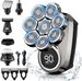 Electric Head Shaver For Men 8D Upgraded 6-in-1 Bald Waterproof Wet/Dry Razor_viptrois.com