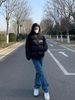 Autumn And Winter New Classic Letter Loose Down Cotton Coats For Men And Women, Bread Coats, Thickened Warm Couple Coats_viptrois.com