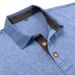 Men's Clothing Men's Long Sleeve T-Shirt With Collar - Comfortable Cotton Blend Fabric, Classic Fit, Multiple Colors For Everyday Wear_viptrois.com