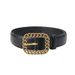 Retro simple chain square buckle women's belt fashion versatile dress coat decorative belt women's belt batch_viptrois.com