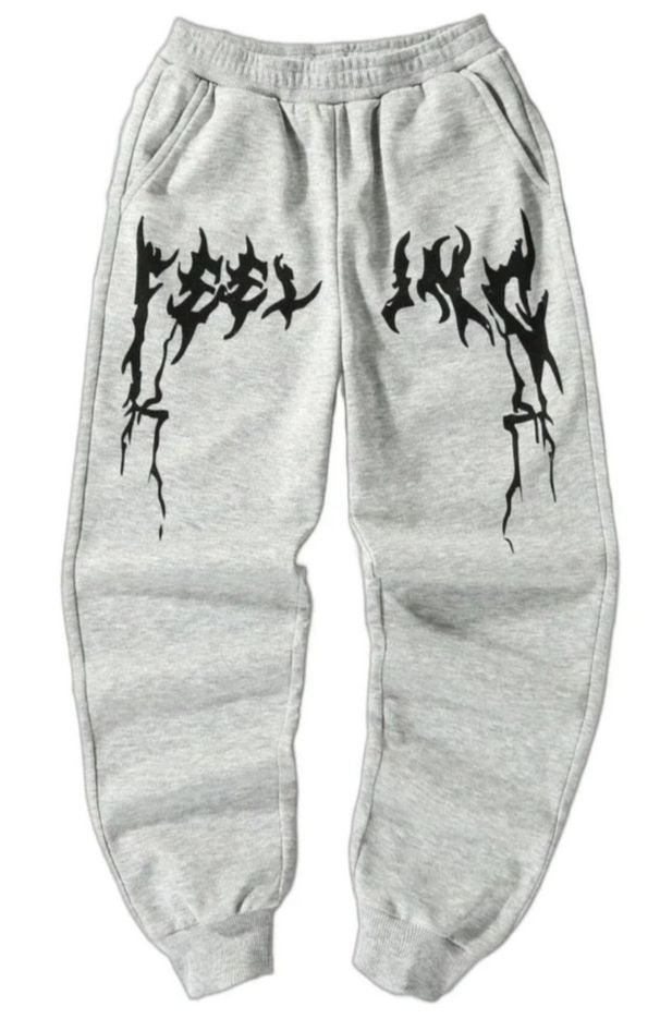 Men's Clothing Spring And Autumn Suits Trendy Casual Sports 3d Sweatpants Trousers Fitness Pants_viptrois.com