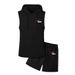 Men's Summer Casual Fashion Hooded Vest With Gradual Change Of Color Plaid Printing Personality Trend_viptrois.com