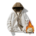 Corduroy Baseball Autumn And Winter Loose Fit With Thick Velvet Casual Collar Jacket, Men's Clothing_viptrois.com