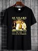 45 Years Dire Straits Signature Thank You For The Memories T Shirt Slightly Unisex Stretched Summer Casual Stylish Breathable Comfortable Fashion_viptrois.com
