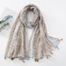 Unisex Balinese gauze thin silk scarf women's scarf print cape Print sun fringe beach cape_viptrois.com