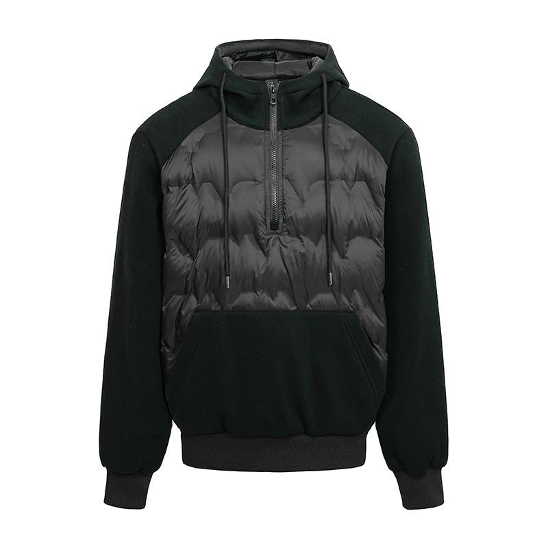 Men’s 700FP Duck Down Hooded Puffer Jacket – Lightweight Winter Coat, Zip-Up Stand Collar, Streetwear & Commuter Style ( S-3XL)_viptrois.com