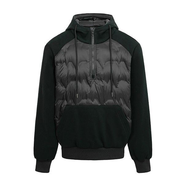 Men’s 700FP Duck Down Hooded Puffer Jacket – Lightweight Winter Coat, Zip-Up Stand Collar, Streetwear & Commuter Style ( S-3XL)_viptrois.com