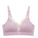Thin Breastfeeding Bra Pregnant Women's Underwear Pregnant and Postpartum Underwear without Steel Rings Gather Front Buckle Postpartum Feeding_viptrois.com