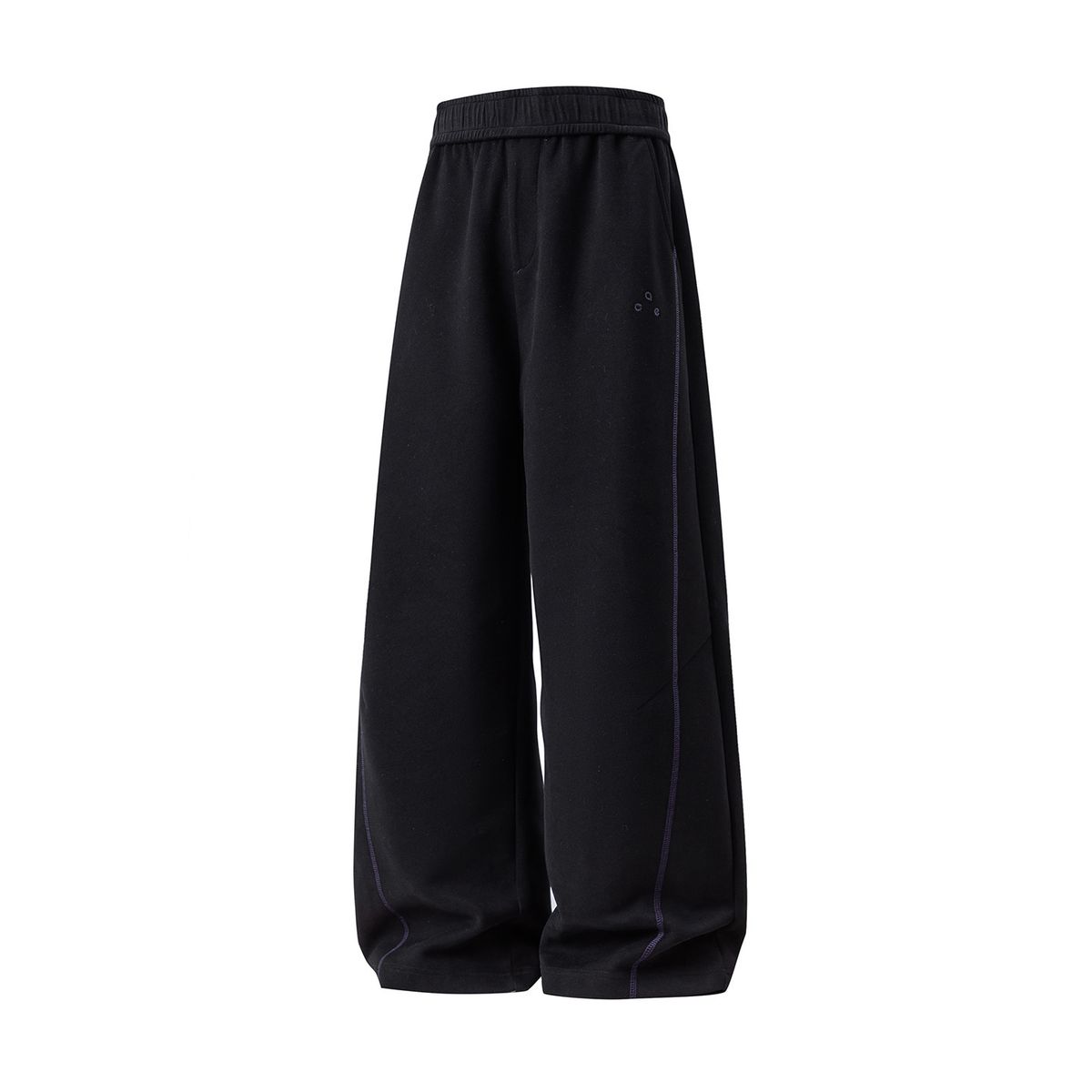 Heavy-duty Textured Bright-line Split Casual Pants Men's Autumn Straight-leg Loose Sweatpants Trendy Sports Long Pants_viptrois.com
