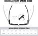 3Pairs Reading Glasses Men - Blue Light Blocking Square Readers With Spring Hinge Anti Eyestrain Eyeglasses_viptrois.com