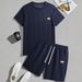 Summer Casual Sports Trendy Shorts And Short Sleeve Set Breathable Men's Clothing For Men And Women_viptrois.com
