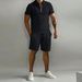 Men's Clothing Suit Summer New Men's Polo Casual Loose Short Sleeved Shorts Sports Suit_viptrois.com