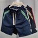 Men's Street Style Hip Hop Color Block Loose Fit Pants Windproof Outdoor Workwear Shorts Straight Leg Athletic Capri_viptrois.com