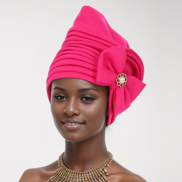 New Multi Layer Discount Side Decorative Beads Bow Ethnic Hat Indian Hat African Hat Source Factory_viptrois.com