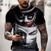 2025 Summer New 3D Digital Personalized Printed Fashion Trend Men's Short Sleeved T-shirt_viptrois.com