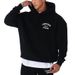 Autumn and winter leisure loose letter hooded sweater sports fitness coat pullover men's running training stretch_viptrois.com