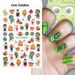 Halloween nail stickers Halloween skull maple leaf pumpkin ghost festival adhesive nail decals_viptrois.com