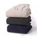 Men’s Heavyweight Fleece Sweatpants – Winter Plush Lined, Loose Fit, Drawstring Waist (Black/Gray/Khaki, S-5XL)_viptrois.com