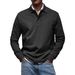Premium Comfort Stretch Cotton Blend Men's Casual Button-Down Shirt - Relaxed Fit, Classic Collar, Multiple Colors (S-5XL)_viptrois.com