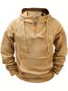 Spring And Autumn Men's Sweatshirt Hoodie Arm Zipper Multi Pocket Pullover Sports Casual Sweatshirt_viptrois.com