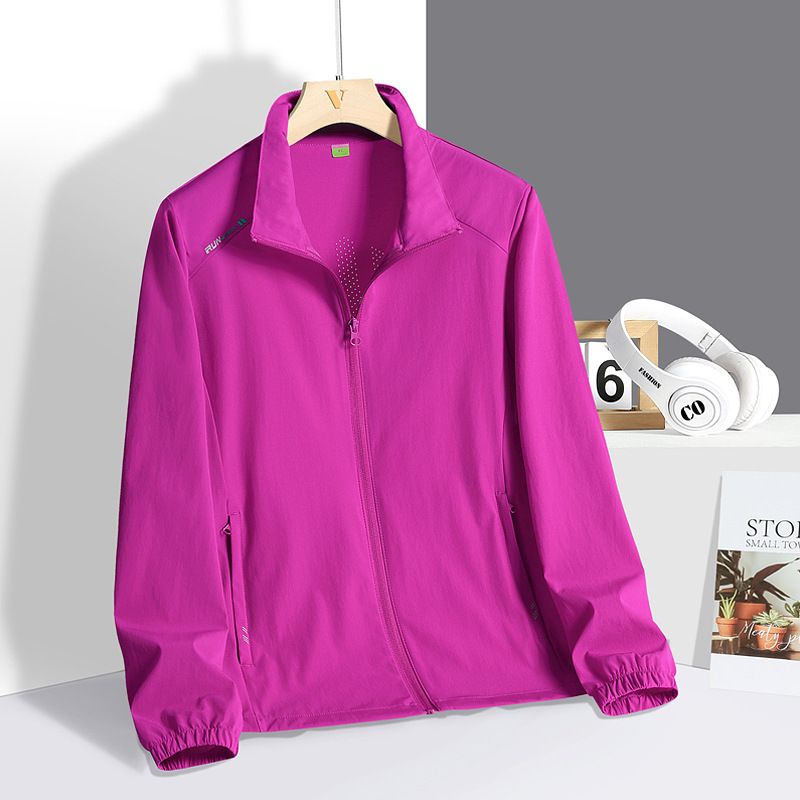 Men's Clothing Men's Summer Lightweight UV Protection Jacket, Breathable Quick-Dry Sun Shirt For Outdoor Sports & Travel (UPF50+)_viptrois.com