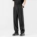 Men's Casual Dress Pants Relaxed Fit Straight Leg Autumn Spring Summer Flowing Drape Comfortable Men's Clothing Bottoms_viptrois.com