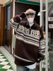 Pure Christmas Sweater Men 2025 Autumn Winter Vintage Trendy Brand Retro Couple Loose Design Knitted Top_viptrois.com