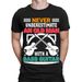 Never Underestimate An Old Man With A Bass Guitar Funny Mens T-Shirt Mens Womens Tees Tops Top #TA-89_viptrois.com