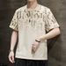 Men's Summer Short Sleeved T-shirt Made Of Pure Cotton In Large Size, Loose And Versatile Casual T-shirt_viptrois.com