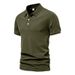 Men's Summer New Lapel Sports Twill POLO Shirt Fashion Casual Men's Solid Color Short-sleeved T-shirt Shirt Tops_viptrois.com
