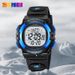 Digital Sports Watch For Teens - 50M Waterproof, EL Backlight, Military Camouflage & 8 Color Options (Date/Alarm/Stopwatch), Durable TPU Strap_viptrois.com