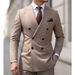 Men's Clothing Suit Men's Suit Two Piece Suit Slim Fit Business Groomsmen Casual Suit_viptrois.com