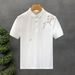 High End Men's Short Sleeve Polo Shirt Embroidered Design Stylish Cool Look Young Men New Summer 2026 T Shirt_viptrois.com