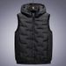 Men's Clothing 2024 NEW Foreign Trade Yh Down Cotton Vest Hooded Thickened Autumn And Winter Leisure Fashion Waistcoat Warm Cotton Jacket_viptrois.com