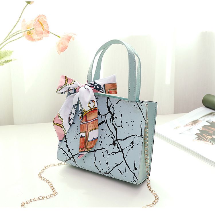 Women's Scarf Decor Tote Bag - Large Capacity Casual Shoulder Bag For Ladies_viptrois.com