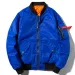 2024 Winter Men's Women's Bomber Pilot Jacket: Solid Color Baseball Hooded Windbreaker_viptrois.com