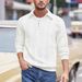 Men's Clothing Spring And Autumn New Half Open Zipper Lapel Pullover Sweatshirt Casual Men's Clothing_viptrois.com