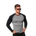 Men's Clothing Slim Fit Long Sleeve T-Shirt For Men Round Neck Arm Zippers Style Casual Bottoming Shirt For Formal & Casual_viptrois.com
